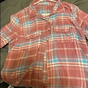 Cozy long sleeve flannel